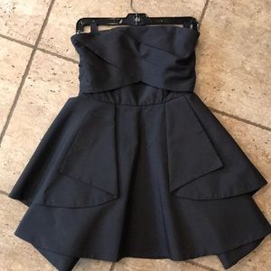 Cameo Strapless Tuxedo dress